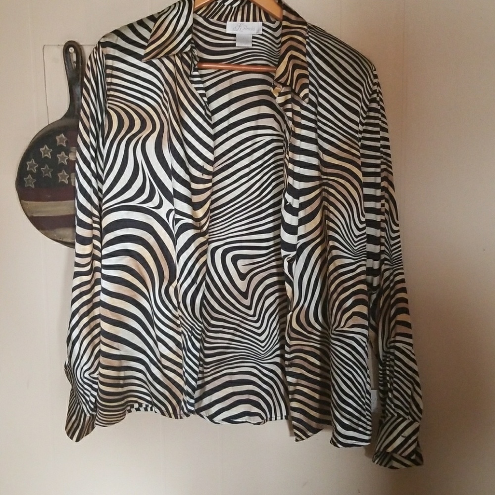 Silk Button Up